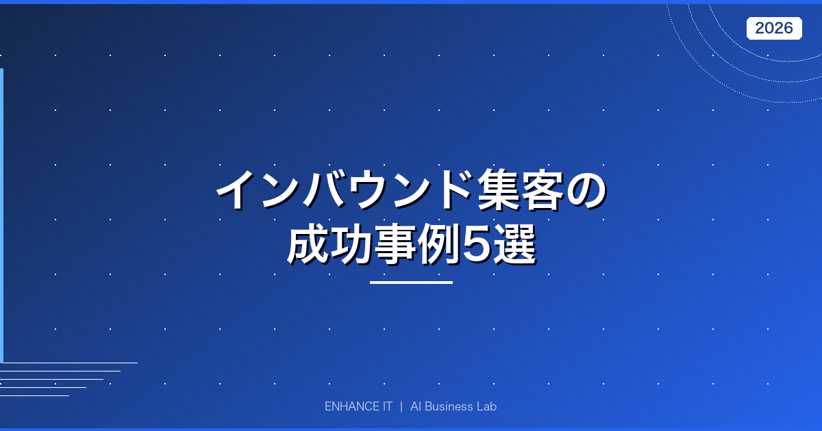 インバウンド集客の成功事例 アイキャッチ画像